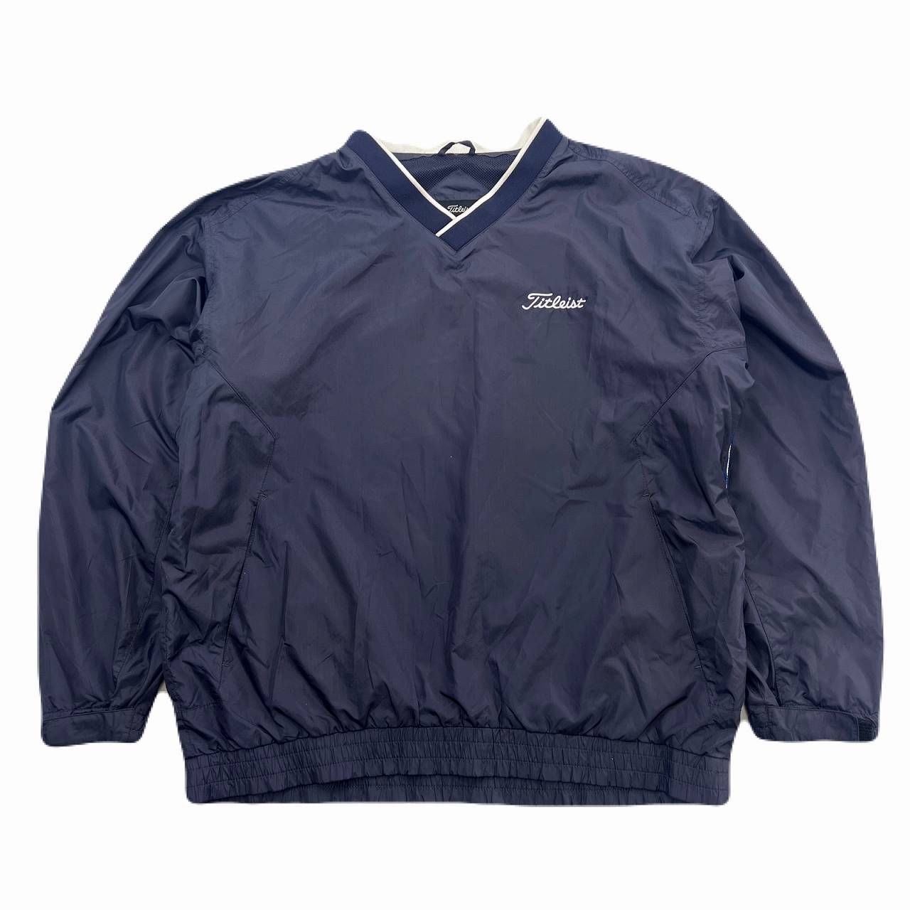 タイトリスト プルオーバー メンズ L チャコールブラック ナイロン