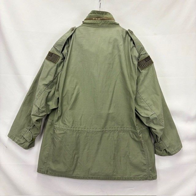 VINTAGE ALPHA industries M-65 民生品 MADE IN USAパッチ サイズXL リペアあり 872