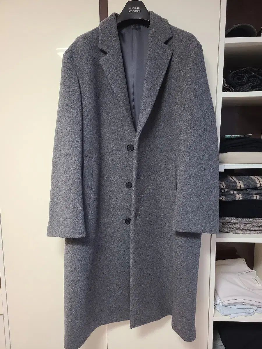 ムシンサスタンダード デイリー シングル コート ミディアム グレー XL