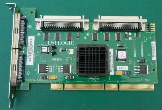 HP A 6961-67111 U 320 SCSI デュアル チャネル シングル コントローラ 内部ポート 2 つ|外部ポート つ