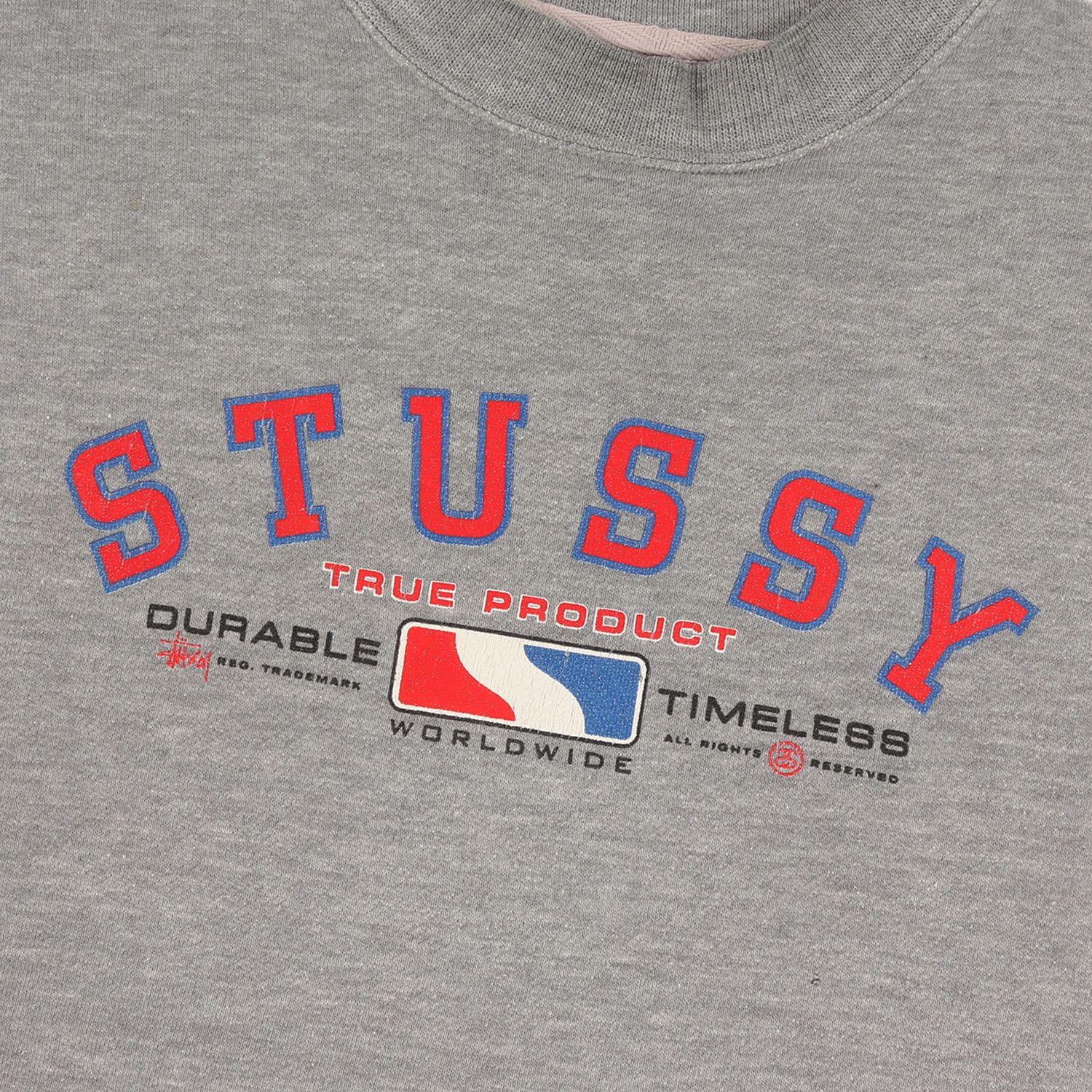 STUSSY ステューシー スウェット サイズ:L 90s OLD STUSSY 白タグ 
