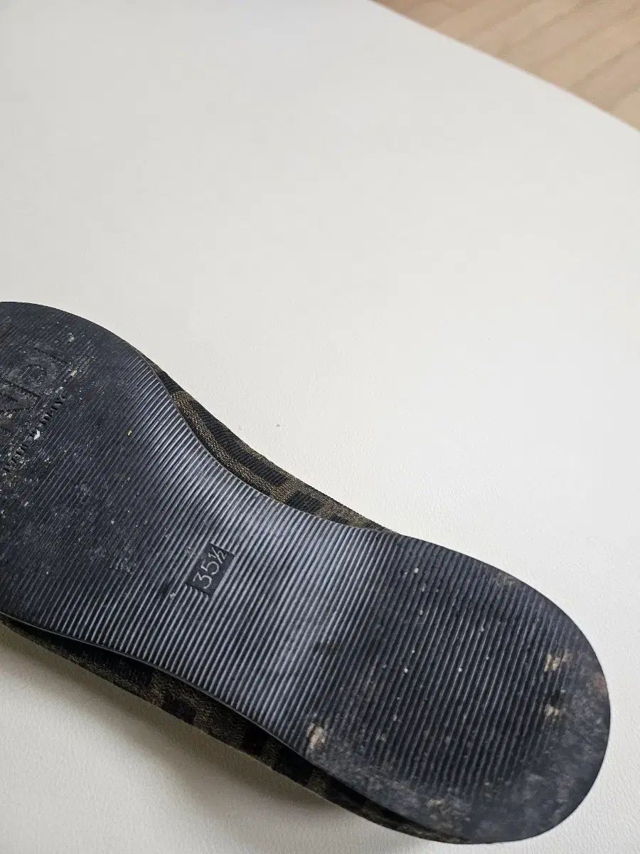  FENDI FF ロゴ バレリーナ フラットシューズ 230 フラットシューズ バレエシューズ パンプス