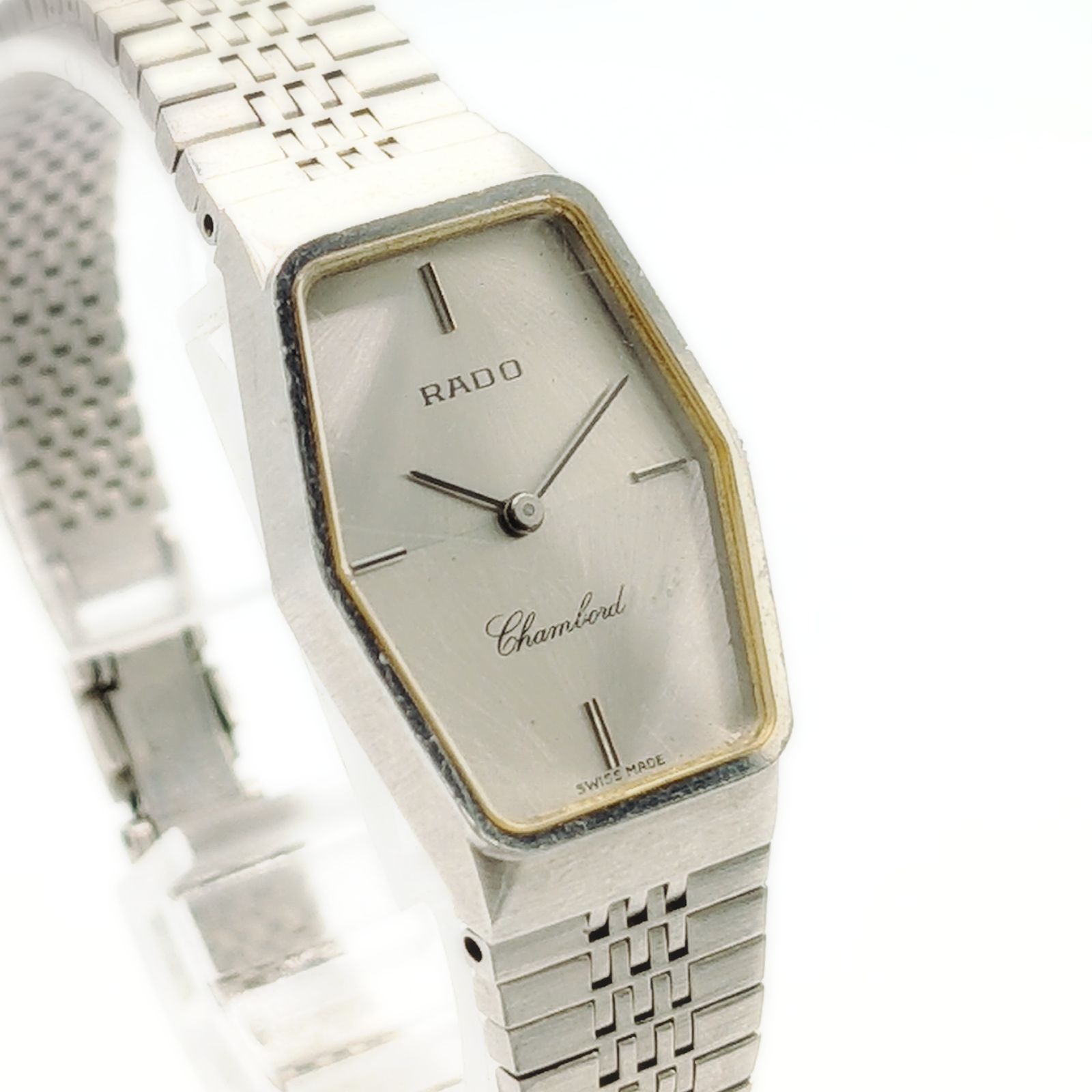 RADO Watch Hand-Winding Ladies Silver Y 2 K 00 S Vintage Working ラドー チャンボード 時計 手巻き式 レディース シルバー ヴィンテージ 稼働品