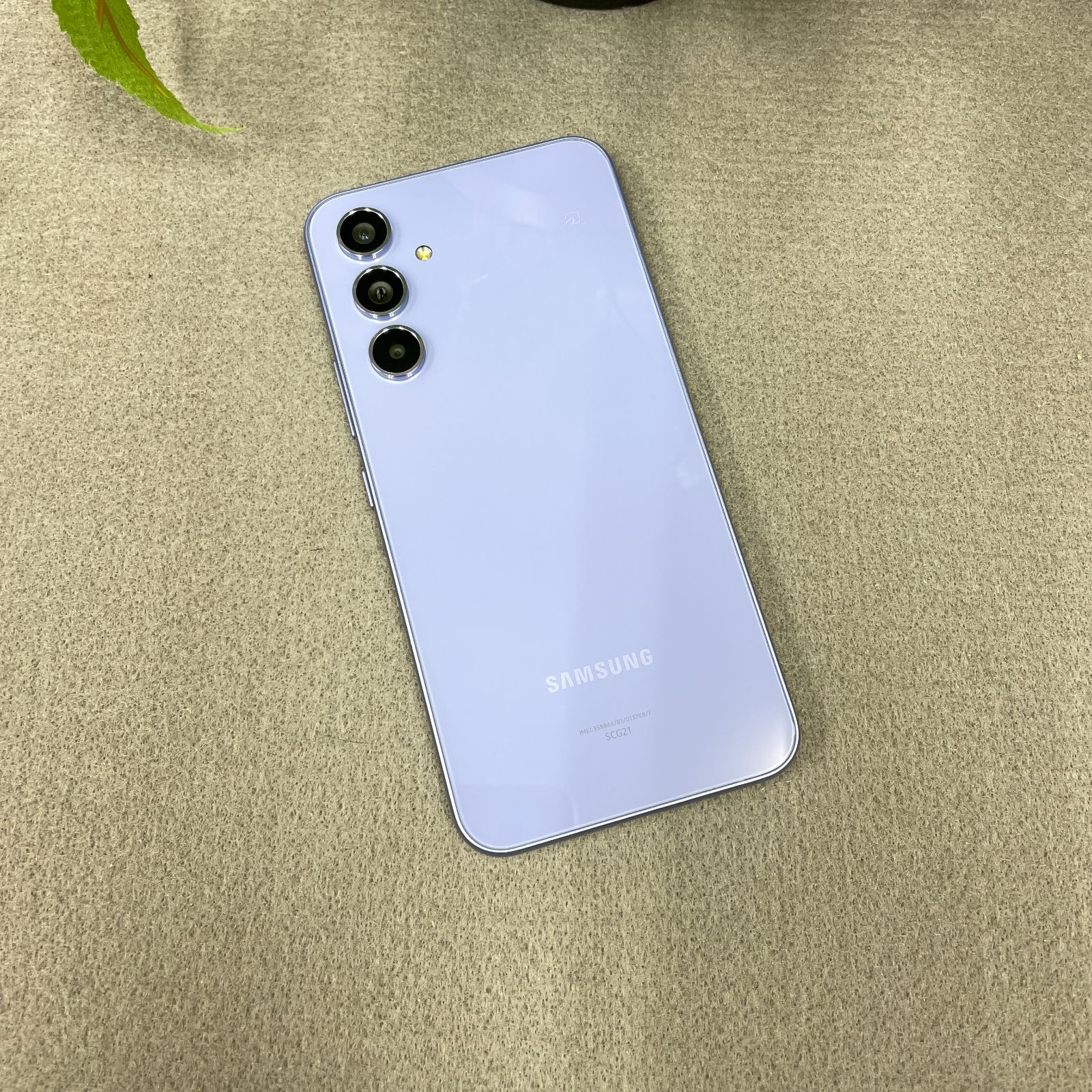 新品同様 Galaxy A54 5G SCG21 オーサムバイオレット SIMフリー 送料
