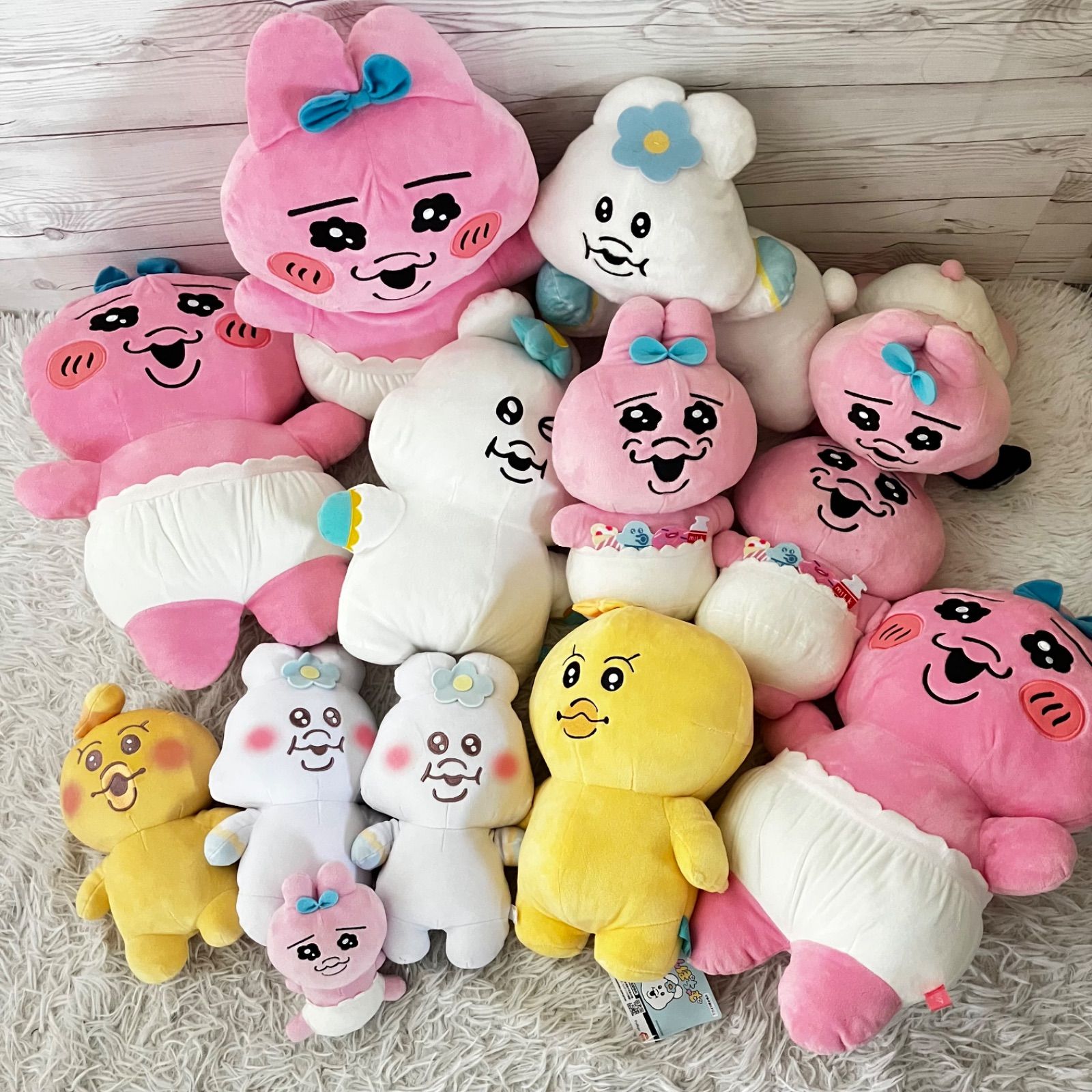 おぱんちゅうさぎ んぽちゃむ ぬいぐるみ 13点セット マスコット