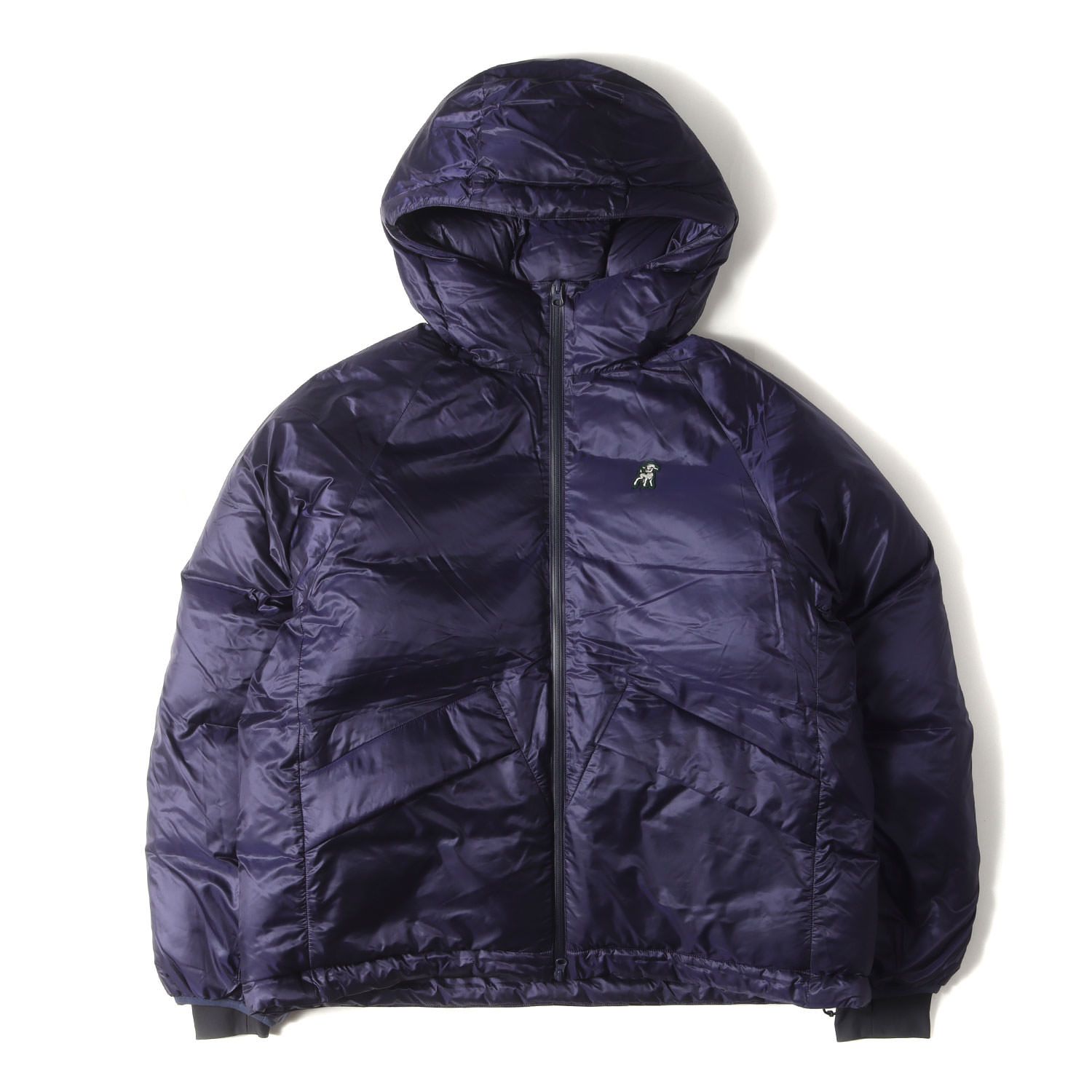 美品 UNDERCOVER アンダーカバー ジャケット サイズ:3 23AW the Shepherd ナイロンタフタ フード付き ダウンジャケット パープルネイビー アウター ブルゾン 上着【メンズ】【中古】 美品 UNDERCOVER アンダーカバー ジャケット サイズ:3 23AW the