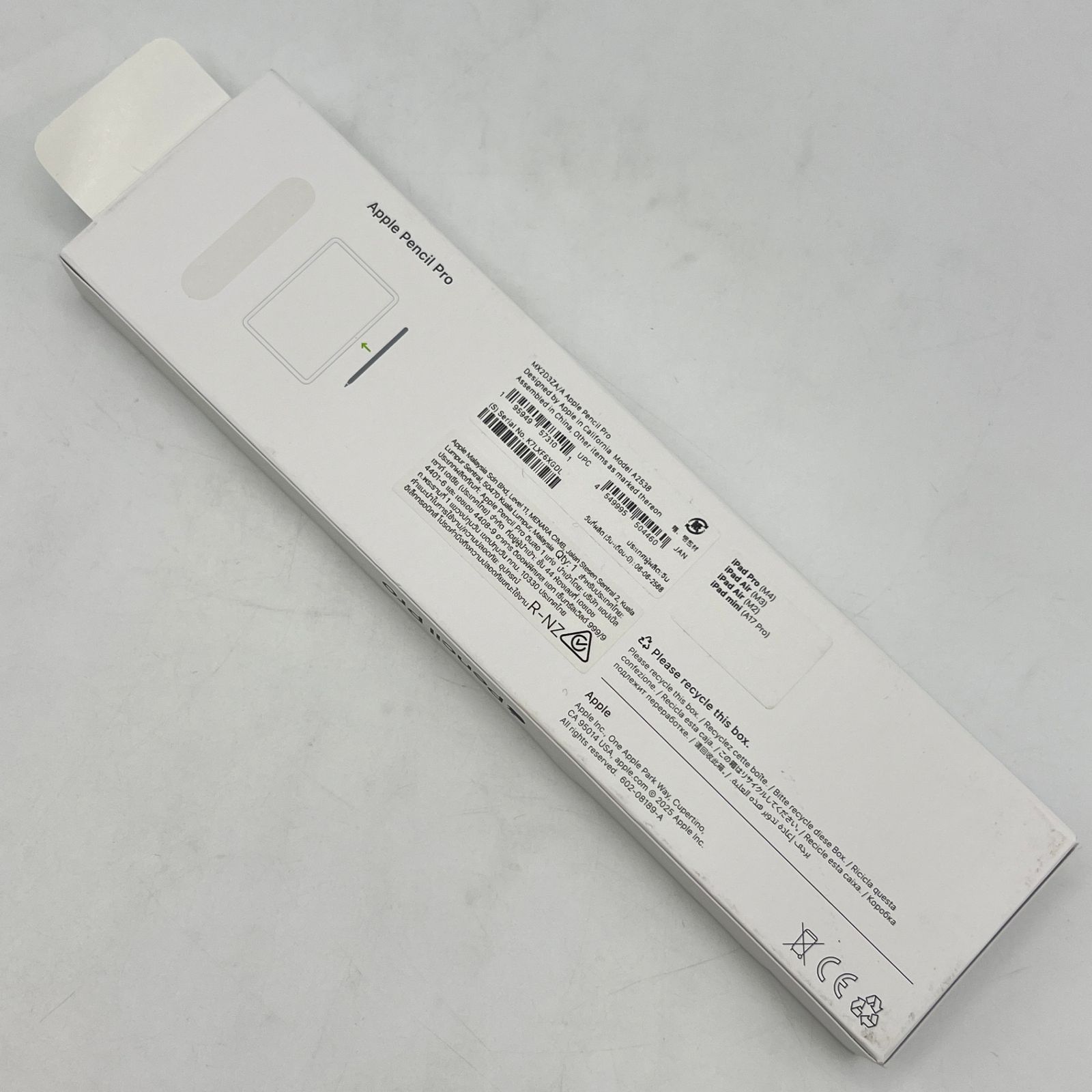 美品】Apple Pencil Pro MX2D3ZA/A アップルペンシル 本体 - メルカリ