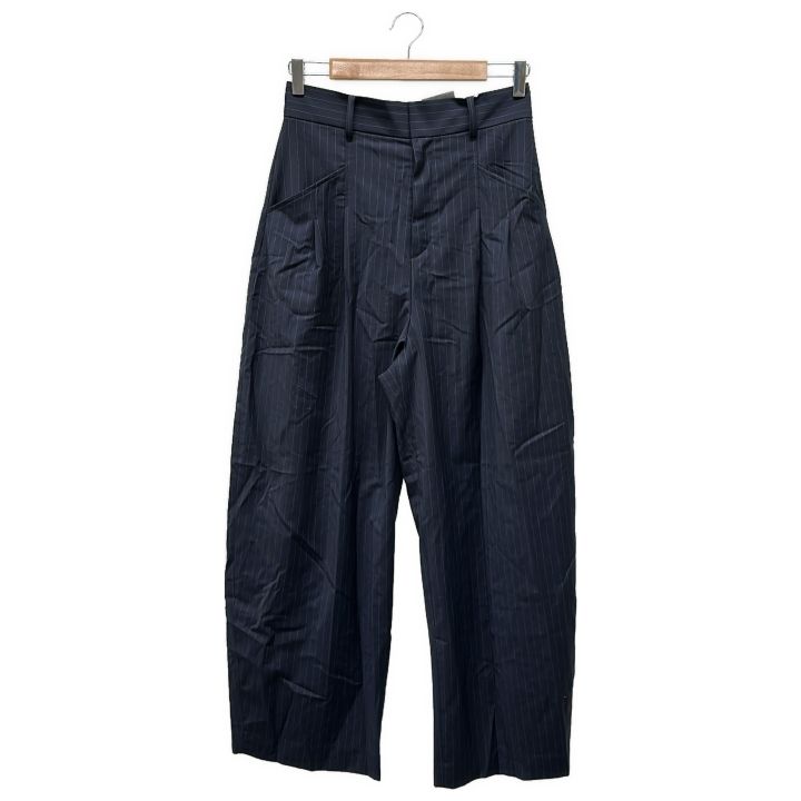 NOBLE ノーブル ⑤ タックカービーボリュームパンツ レディース ネイビー 38