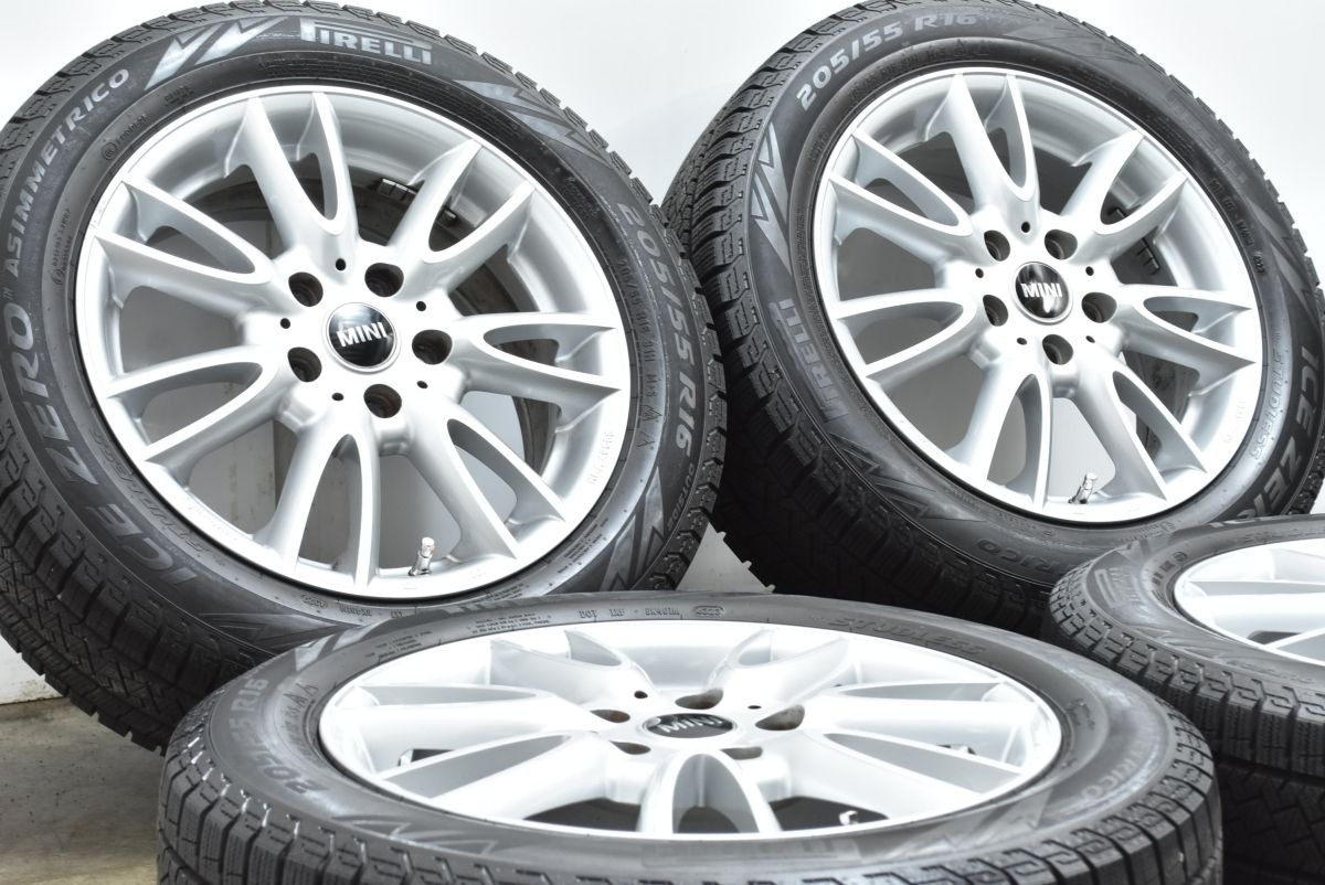 バリ溝 MAK ジャッキー 16 in 6 5 J 54 PCD 112 アイスゼロアシンメトリコ 205 55 R BMW MINI F ミニクラブマン 66 ミニクーパーE