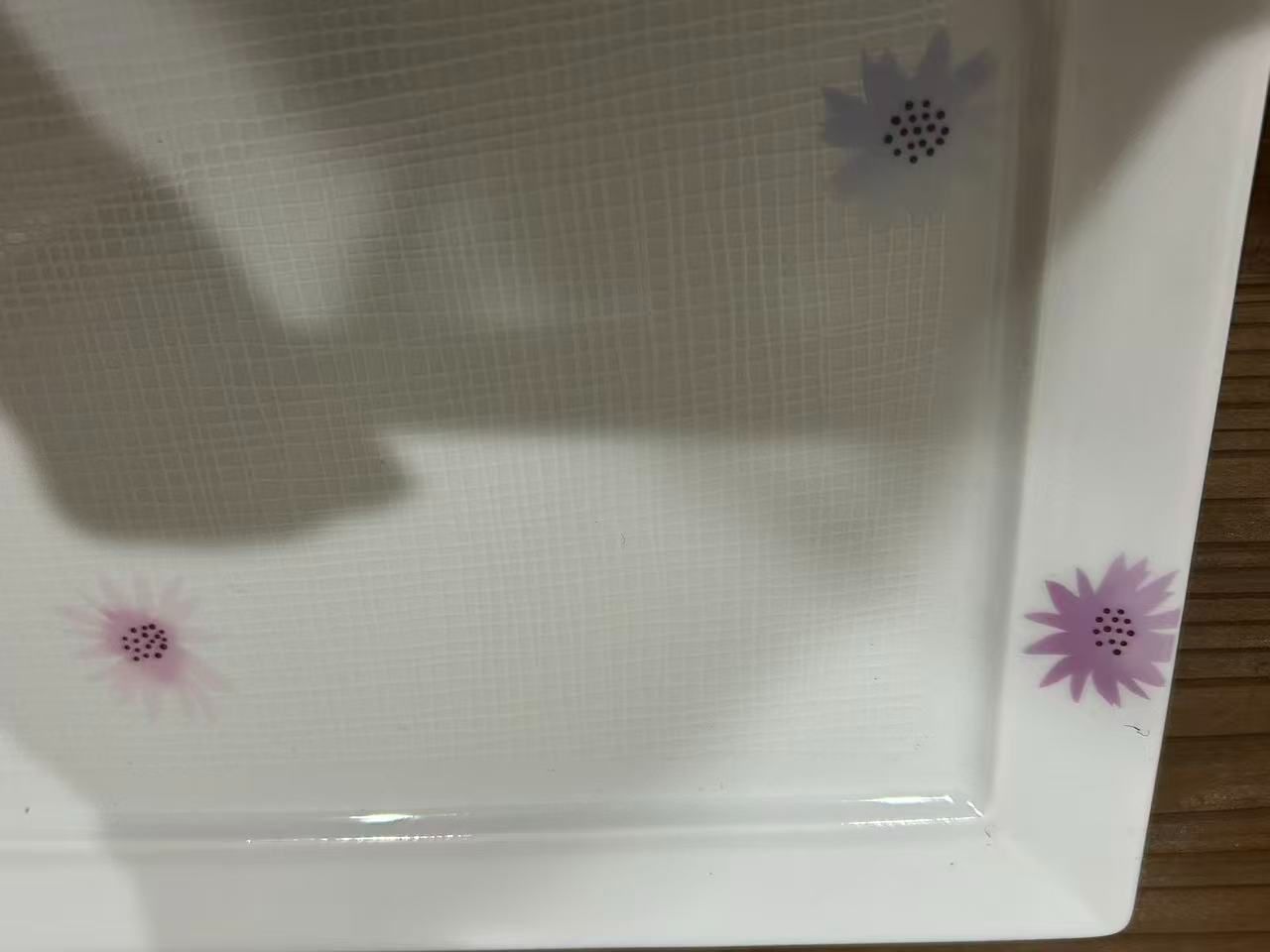 正規品鑑定済 BERNARDAUD 花柄 正方形皿 箱付き - メルカリ