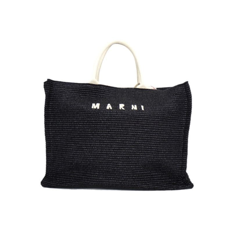 マルニ MARNI 25 SS East West イースト コースト 2 WAY コットン ナイロン ショッピング バッグ 46351