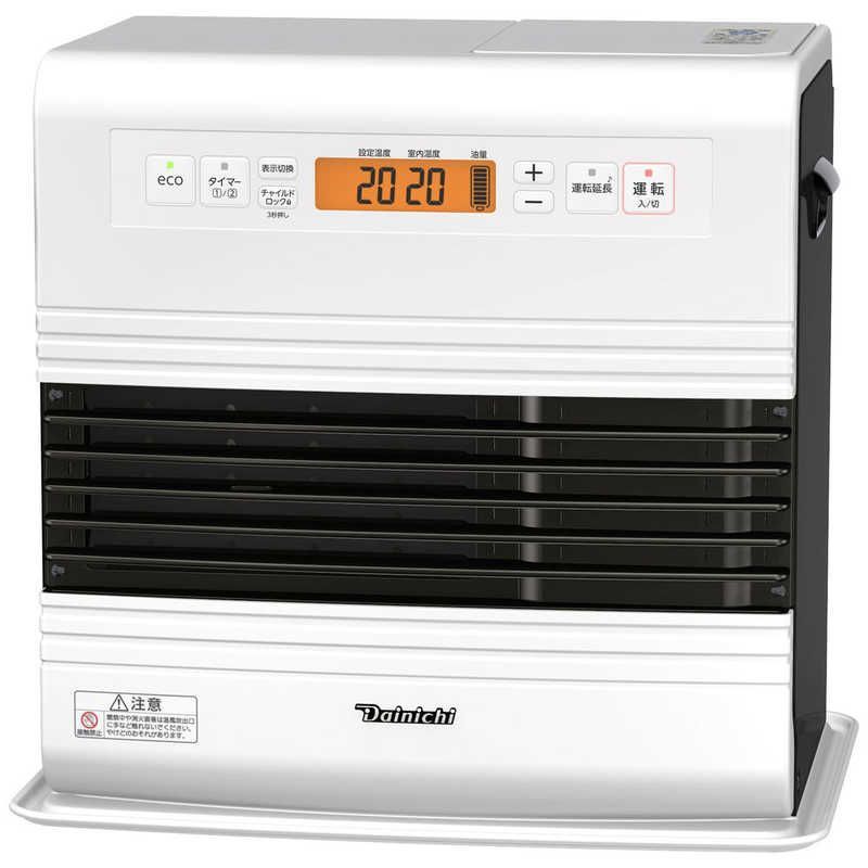 石油ファンヒーター Dainichi 木造15畳まで コンクリート20畳まで スノーホワイト FW 5723 GR W