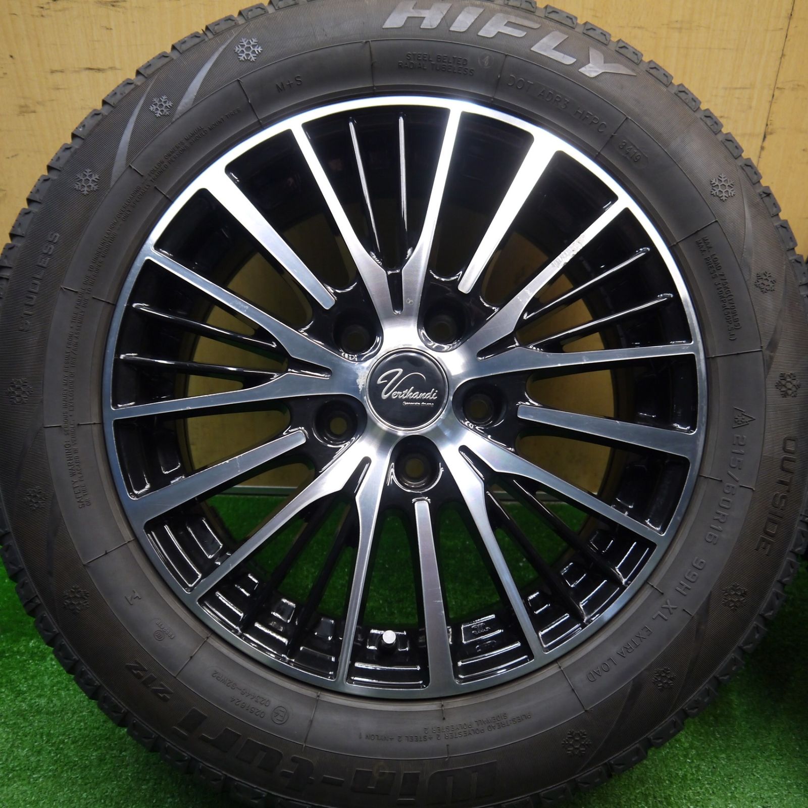 4本価格 スタッドレス 215 60 R 16 ハイフライ Win turi 212 Verthandi ヴェルサンディ ヴェルザンディ 16インチ PCD 114 3 5 H ス