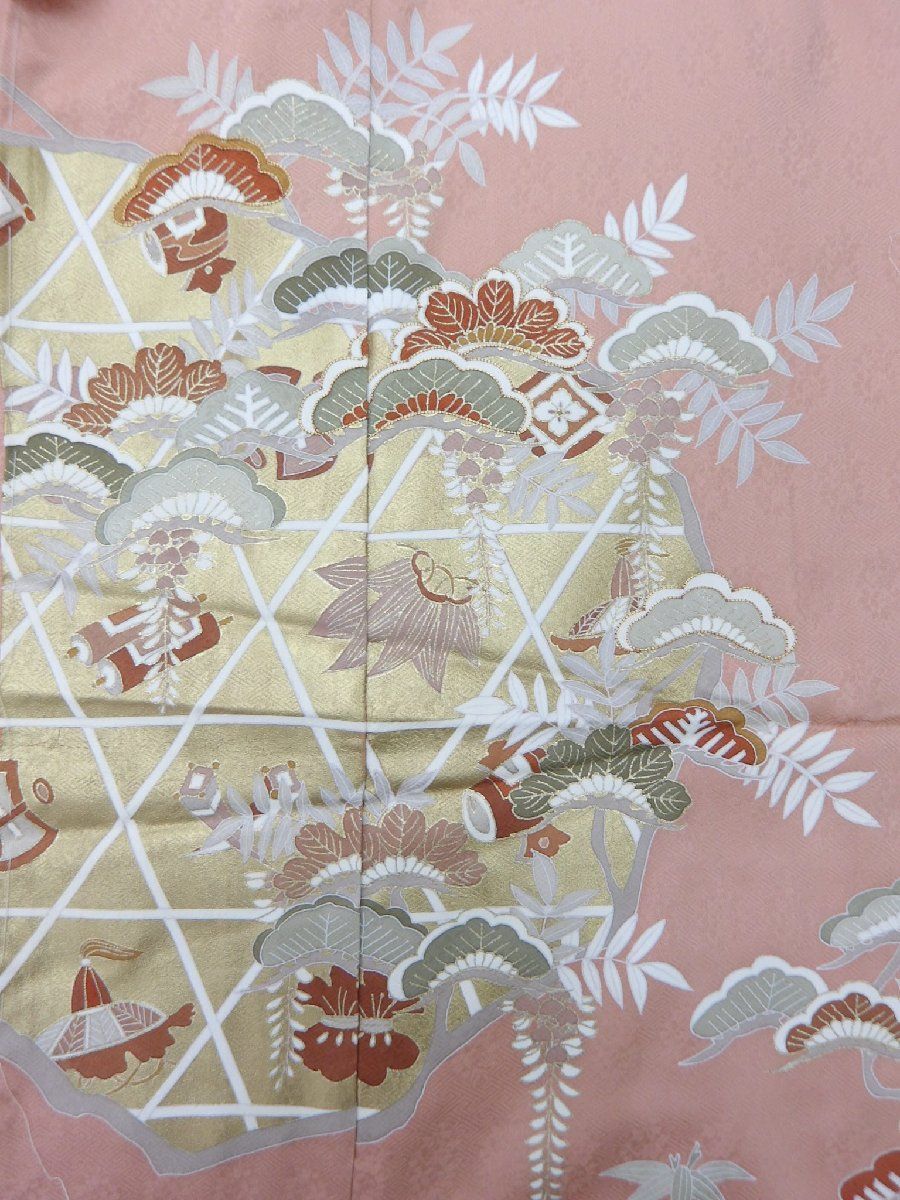 訪問着 仮仕立て