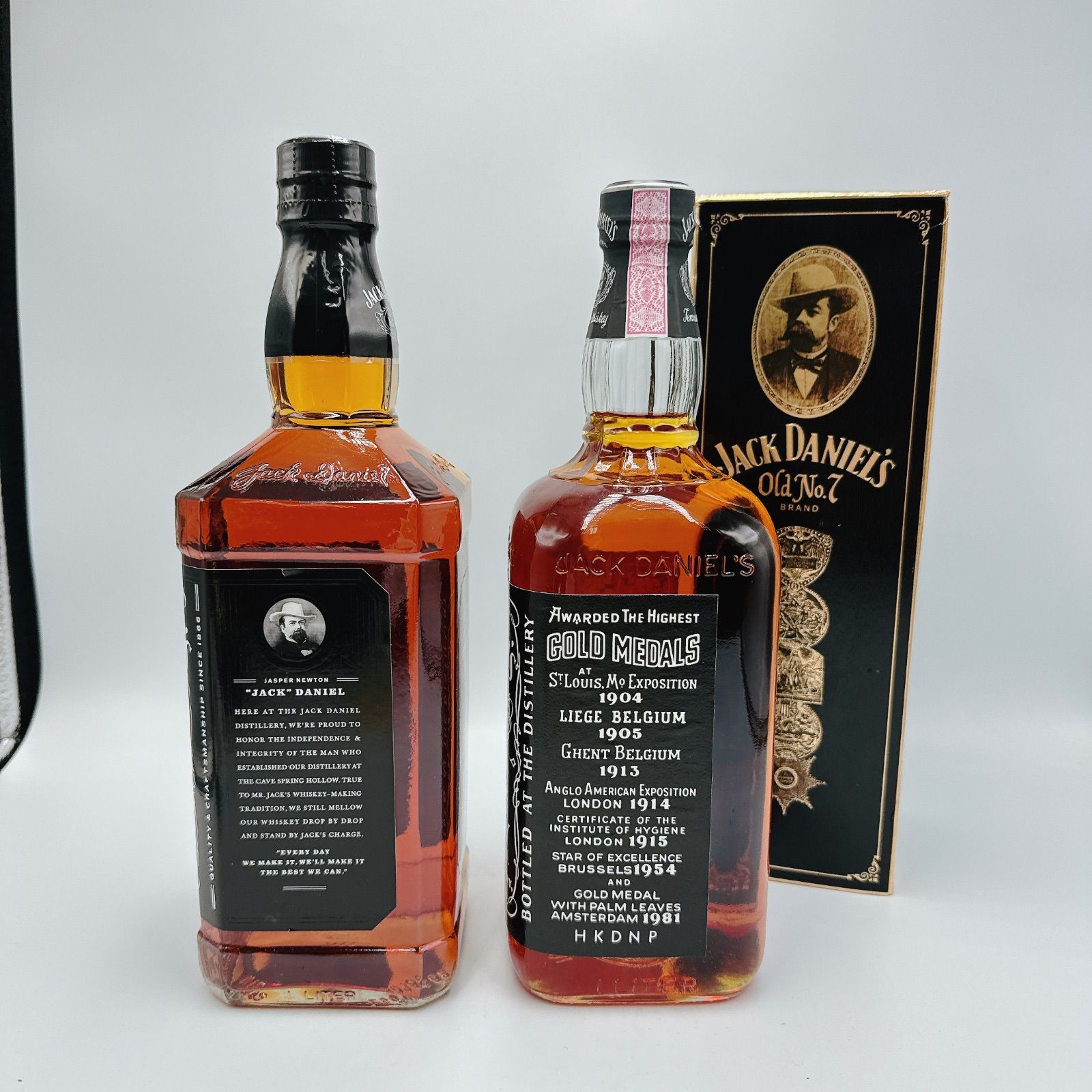 未開栓】2点セット 新旧ボトル JACK DANIEL'S Old No.7 BRAND ジャック