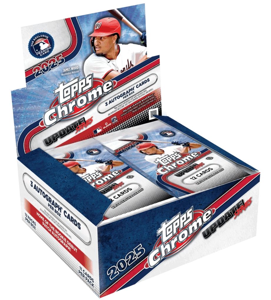 1 BOXのみ USTOPPS直送品 シュリンク付き MLB 2025 TOPPS CHROME UPDATE BASEBALL JUMBO 直筆サインカード 確定