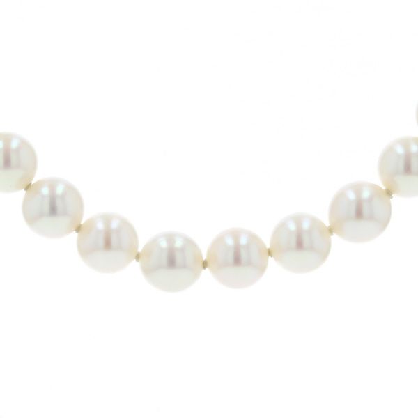 ミキモト SILVER シルバー ネックレス パール 真珠 6 4 mm 1連 フォーマル 40 cm 仕上済 zz