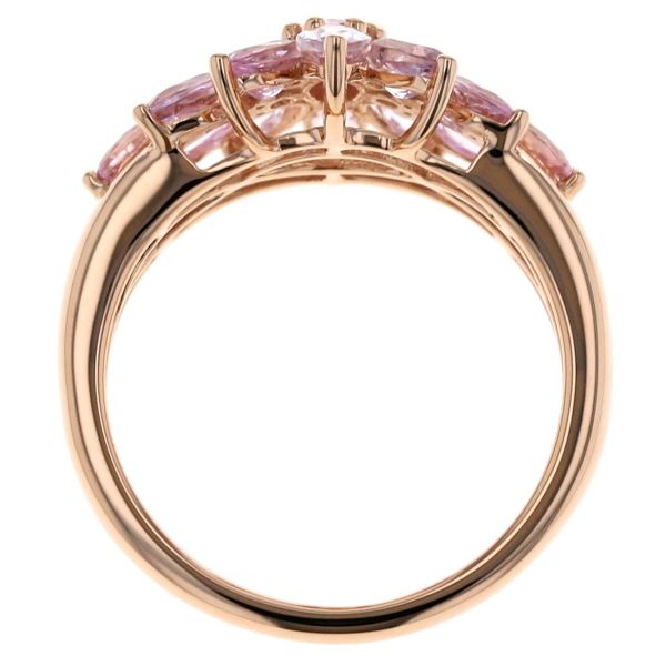 GSTV K18PG ピンクゴールド リング モルガナイト 2.20ct ダイヤモンド GSTV K18PG ピンクゴールド リング モルガナイト 2.20ct ダイヤモンド