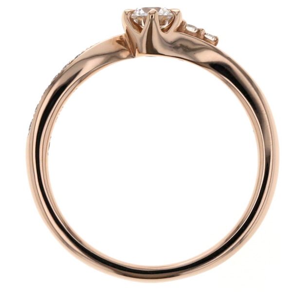 I-PRIMO アイプリモ K18PG リング ダイヤモンド 0.303ct/0.05ct D