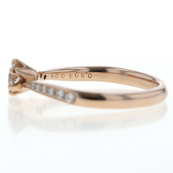 I-PRIMO アイプリモ K18PG リング ダイヤモンド 0.303ct/0.05ct D