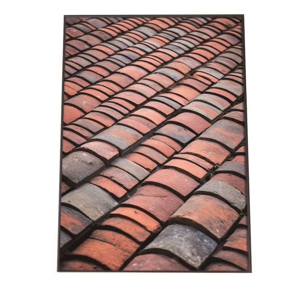 A1サイズ（約59x84cm）】【lh-poster-2335】【フレーム付き】レンガ