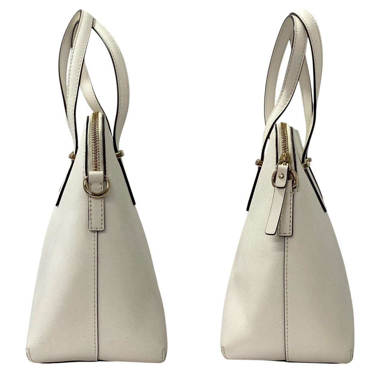Y【kate spade】2Way バッグ レザー ホワイト/白 ショルダーバッグ 