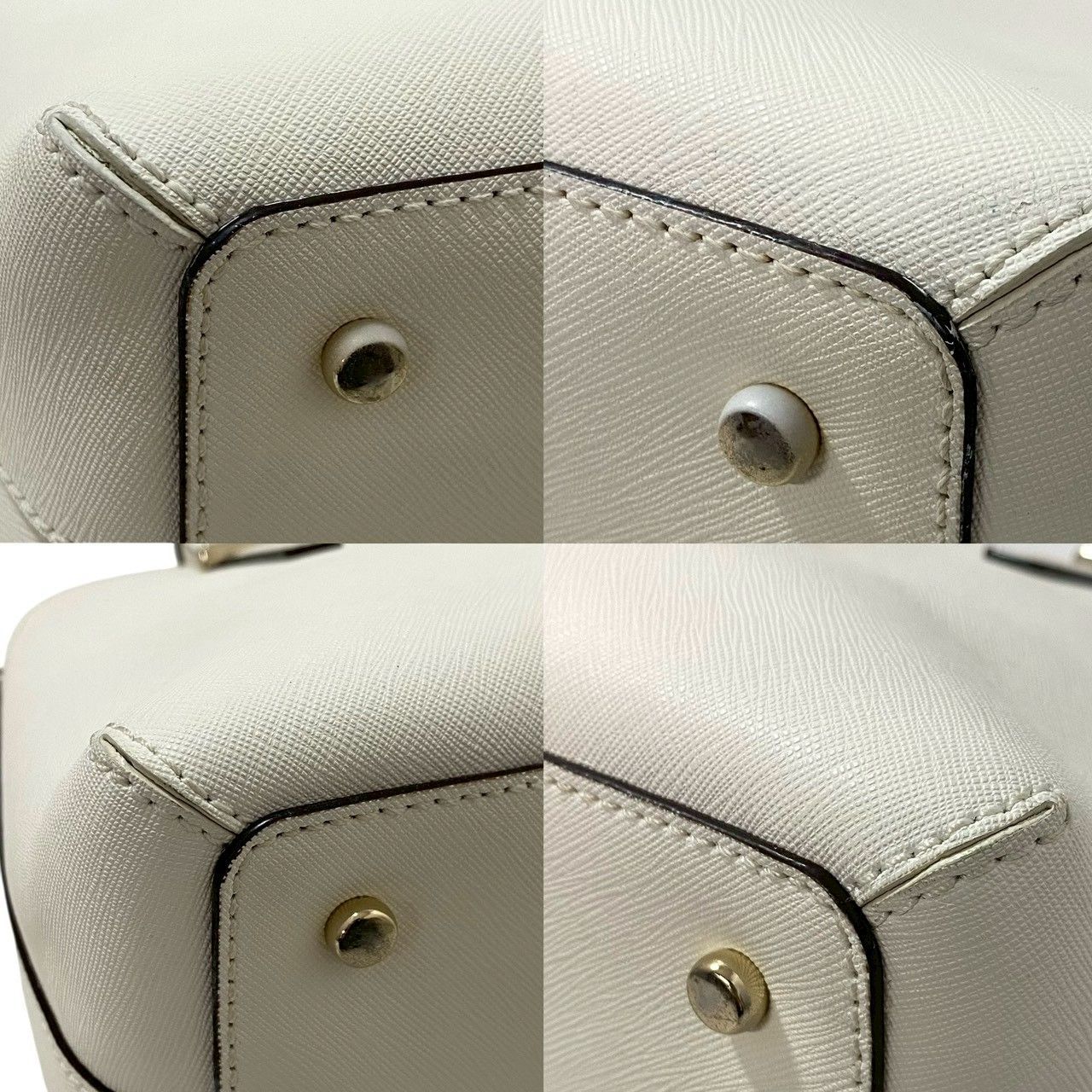 バッグ （ホワイト） Y【kate spade】2Way バッグ レザー ホワイト/白 