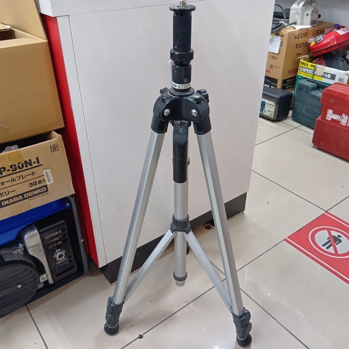 TAJIMA タジマ 三脚 ELV-300 LT ライトグレー 程度B 本体のみ