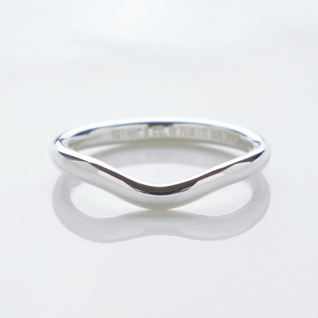 ティファニー カーブド バンド 925 リング 8号 - c.1990s - メルカリ