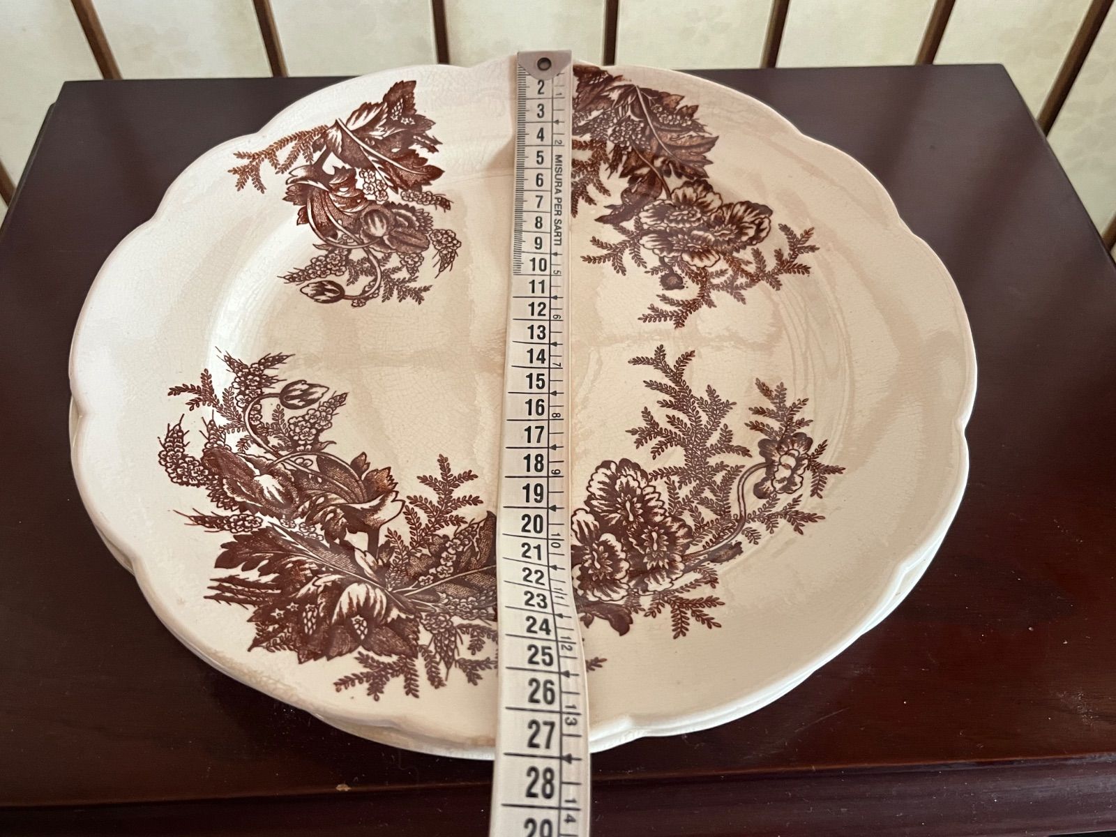 IRON STONE CHINA 花絵 プレート アンティーク皿 - メルカリ