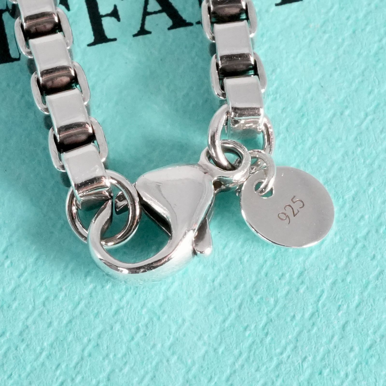 極美品17.5cmティファニー ベネチアン シルバー ブレスレット25-2150