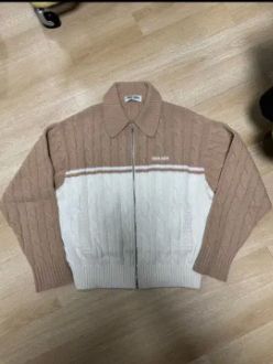 ミュウミュウ ニット ジップアップ BTS ヴィ 着用 サイズ 36