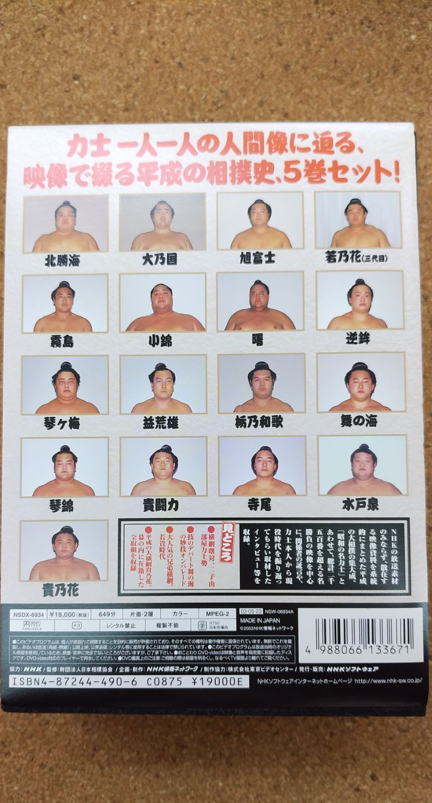 〇大相撲大全集～平成の名力士～ DVD - メルカリ