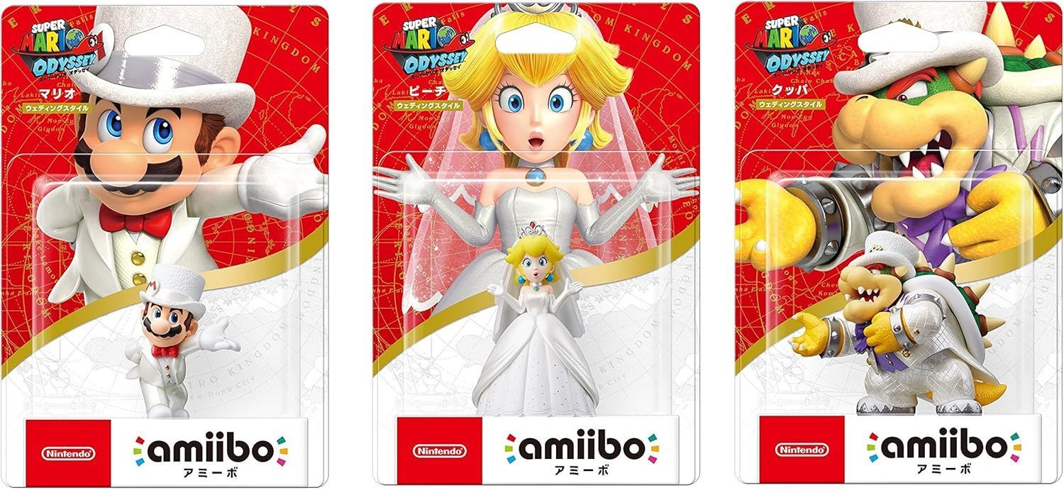 amiibo マリオ ピーチ クッパ ウェディングスタイル アミーボ Nintendo スーパーマリオシリーズ