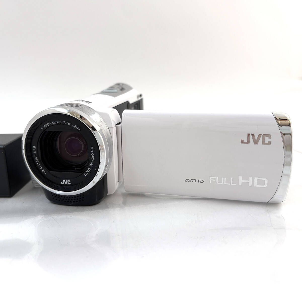 液晶に僅かな汚れあり分お値引き9,999円～【JVC】GZ-E750-W デジタル