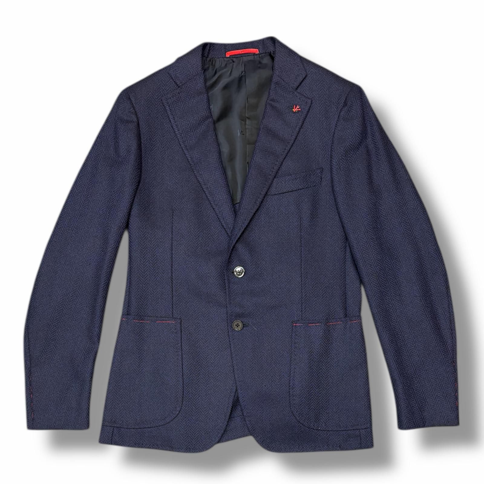 参考上代90200円 未使用 ISAIA CORTINA BABY CAMEL テーラード