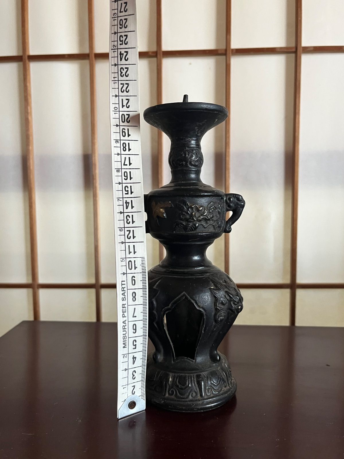 古道具 仏壇 仏具 火立 ローソク立て モダンインテリア - メルカリ