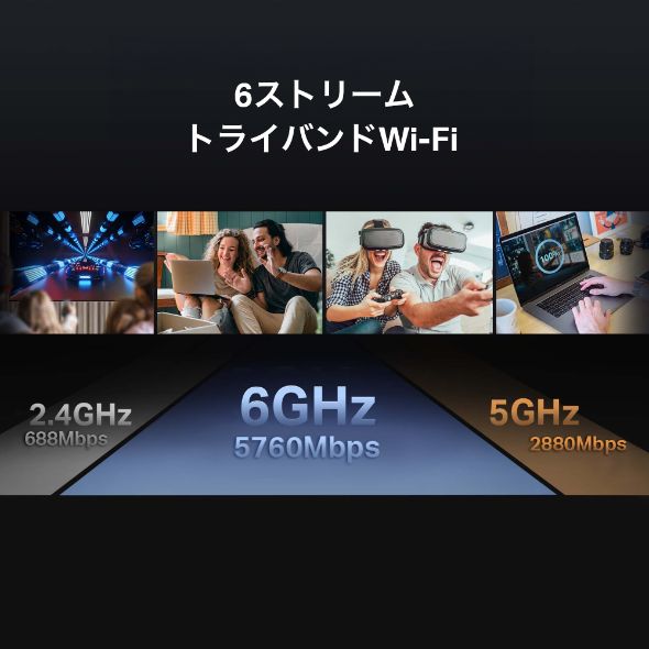  TP Link Archer BE 550 9300 トライバンド Wi Fi 7ルーター 無線LANルーター 無線LAN