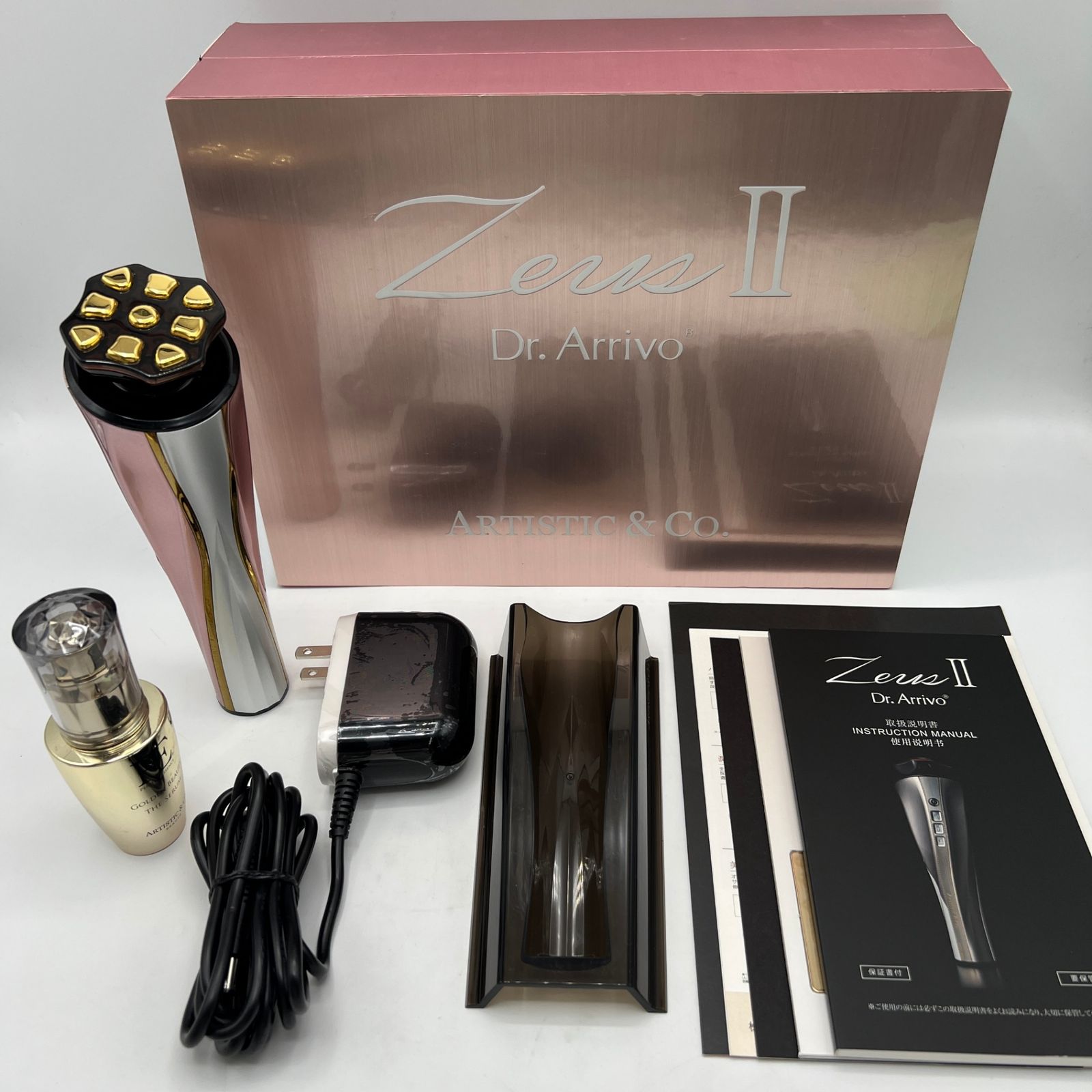 Dr.Arrivo Zeus II アテナローズ 美顔器 EMS RF M U LED ドクターアリーヴォ ゼウス 2 ARTISTIC-CO. 本体