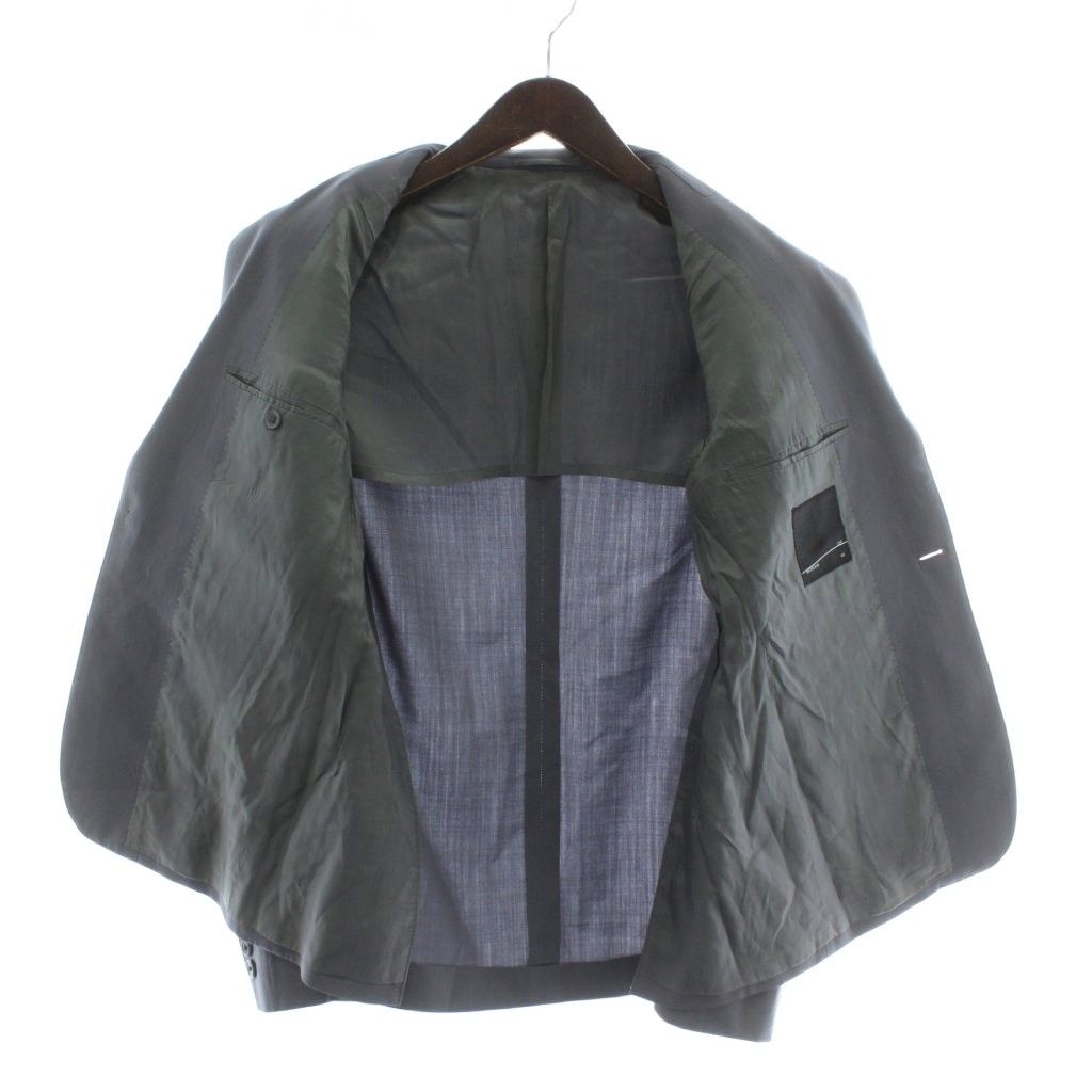 【中古】LAD MUSICIAN テーラードジャケット シングル 1B 背抜き 肩パッド サイドベンツ 44 グレー ラッドミュージシャン LAD MUSICIAN テーラードジャケット シングル 1B