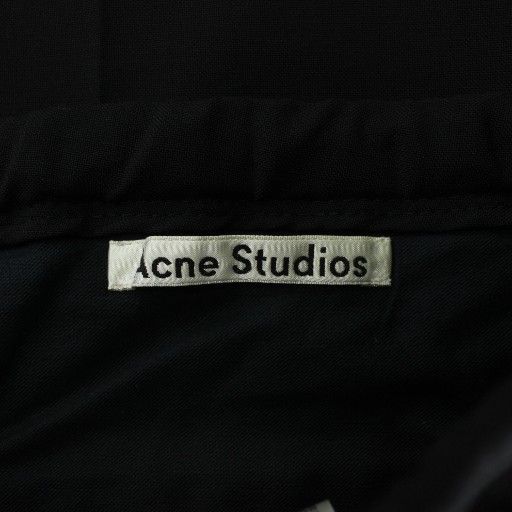 【中古】Acne Studios Wool Easy Pants パンツ スラックス ウール モヘヤ混 テーパード イージー 46 黒 アクネ ストゥディオズ Acne Studios Wool Easy Pants パンツ