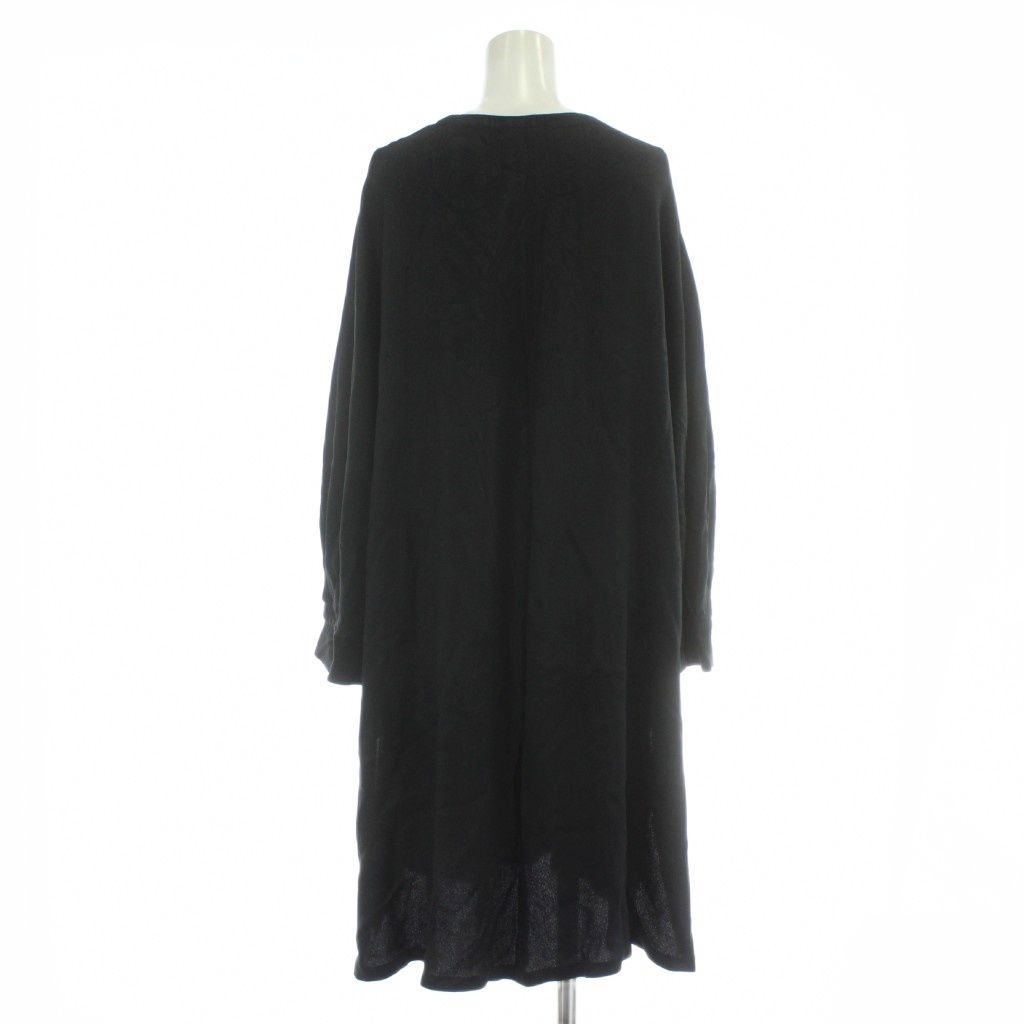 【中古】サルヴァトーレフェラガモ Salvatore Ferragamo ヴィンテージ ワンピース 長袖 ロング クルーネック S 黒 サルヴァトーレフェラガモ Salvatore Ferragamo ヴィンテージ