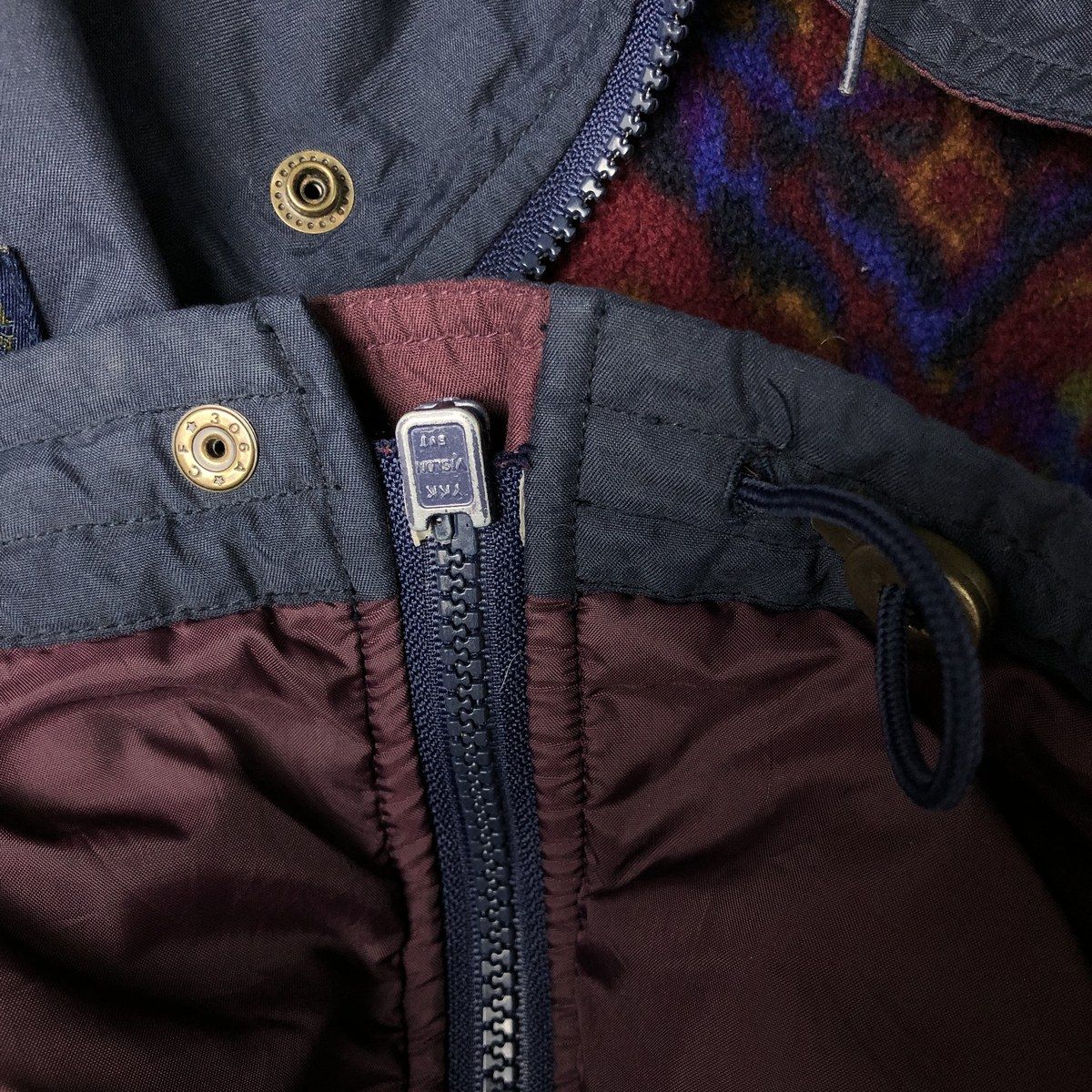 白タグ 中綿パーカー