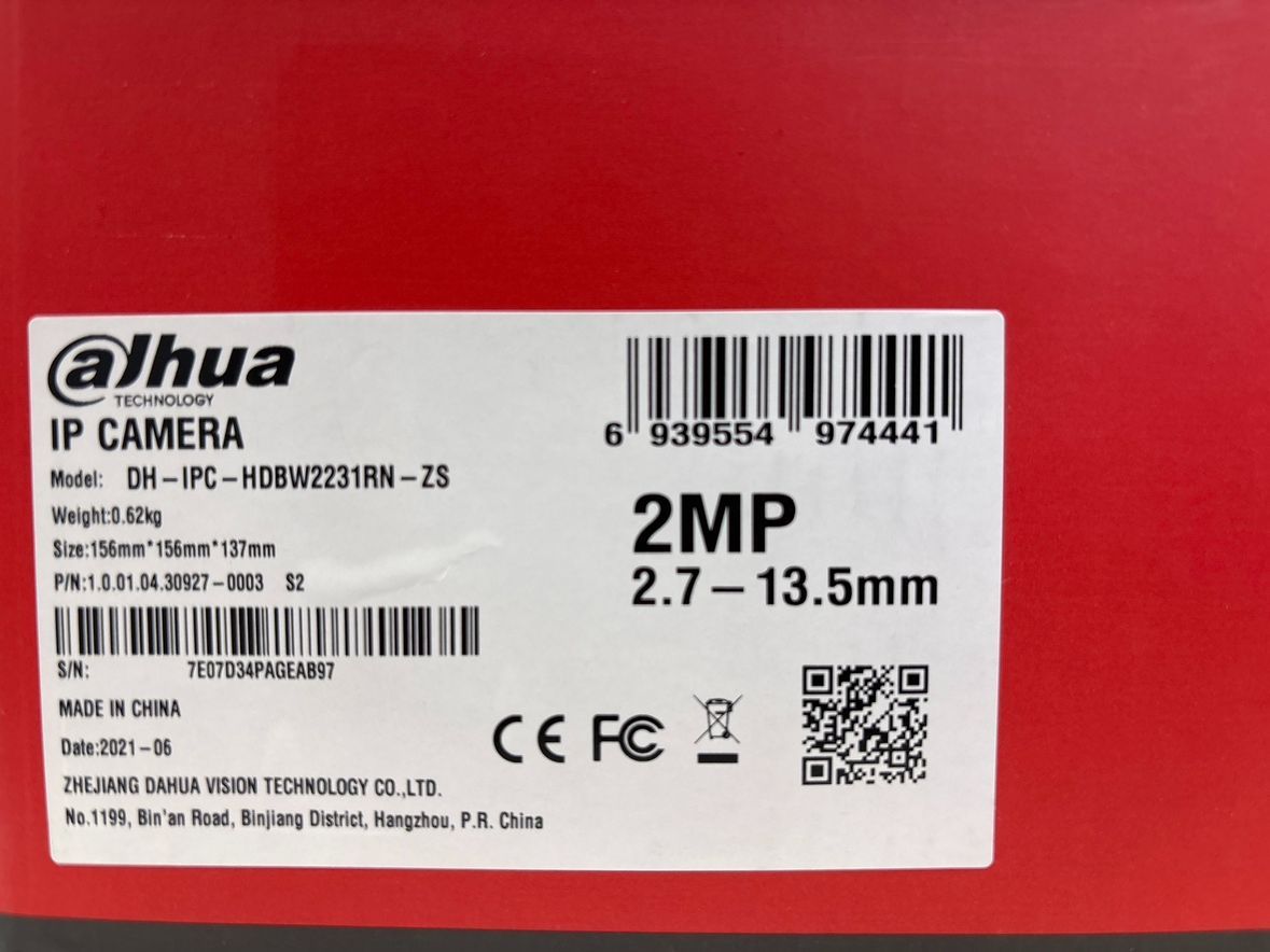 Dahua ダーファ 防犯カメラ DH IPC ZS