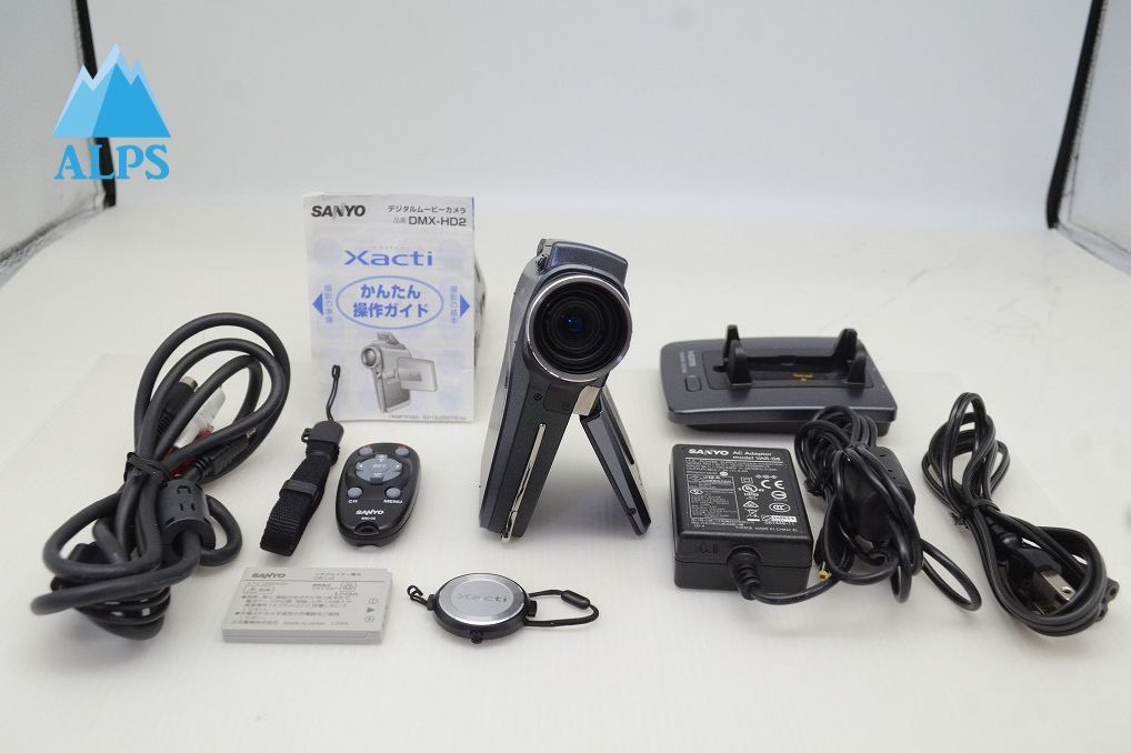 美品 SANYO サンヨー Xacti DMX-HD2 ブラック デジタルビデオカメラ