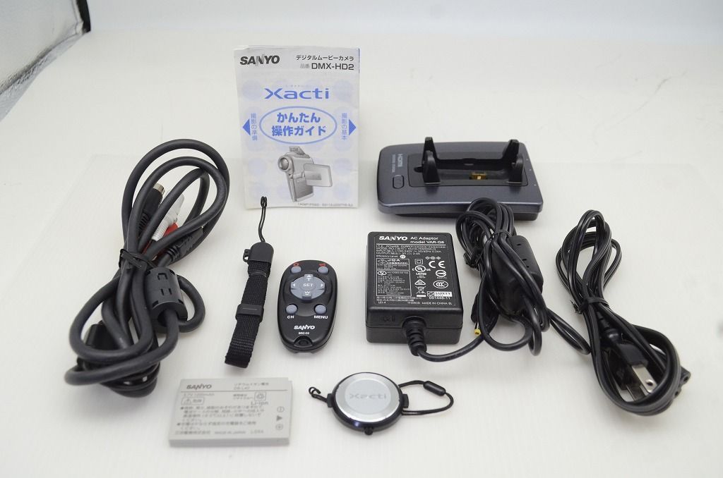 美品 SANYO サンヨー Xacti DMX-HD2 ブラック デジタルビデオカメラ