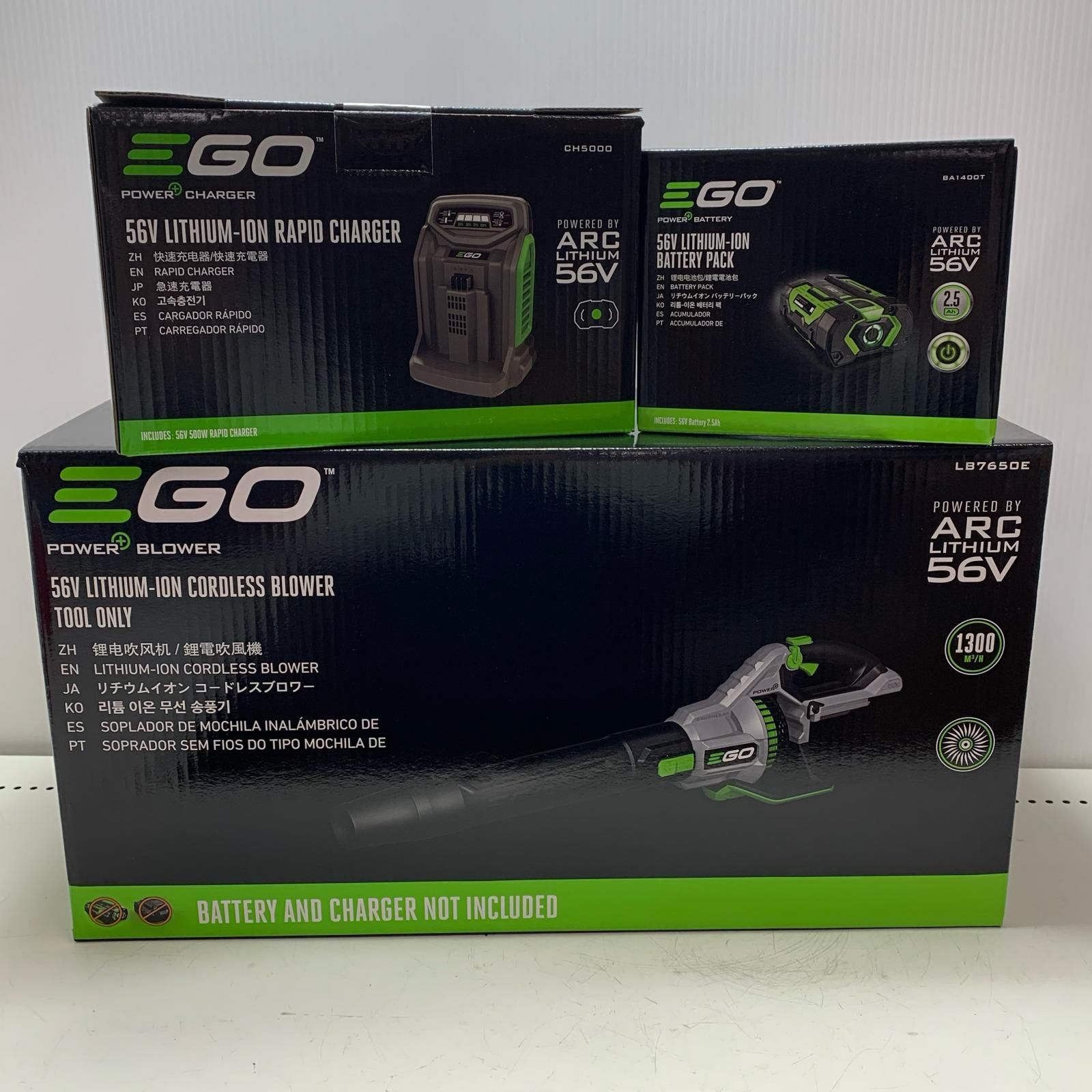 ＥＧＯ ブロワ 充電器 バッテリー付き ＬＢ7650Ｅ