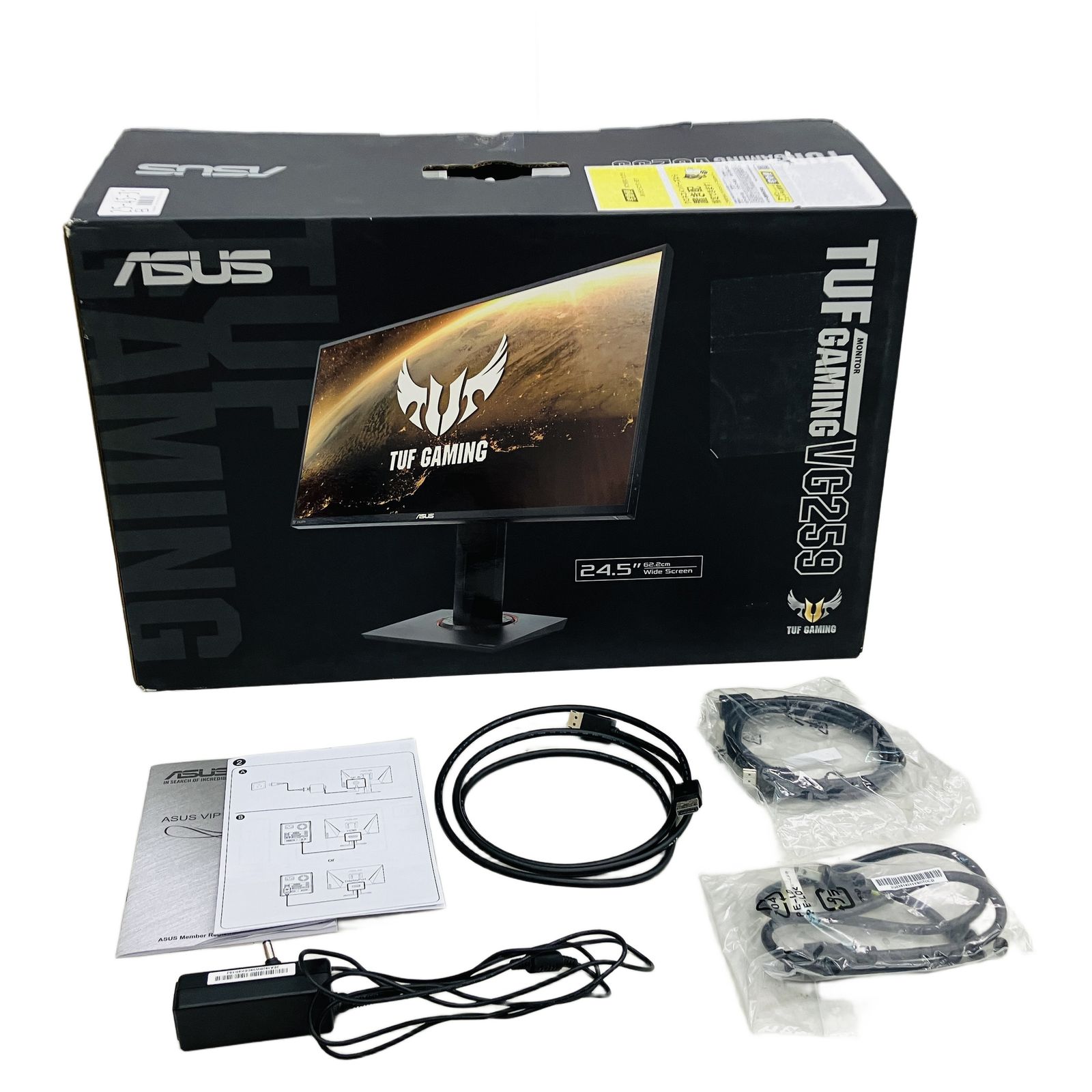 ASUS VG259Q TUF GAMING 24.5インチ 2020年製 ゲーミングモニター 液晶