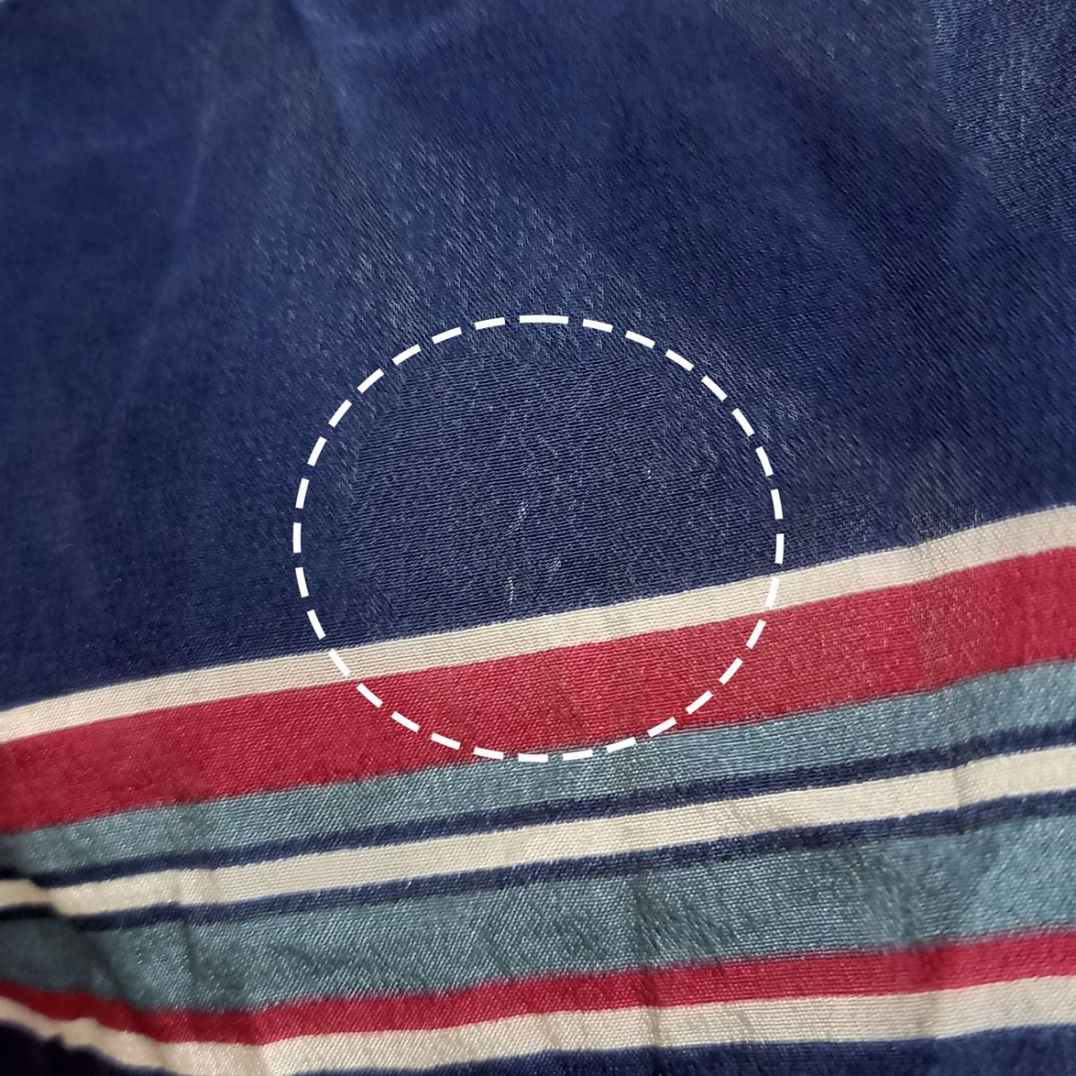 ☆Yves Saint Laurent☆ スカーフ 大判 ボーダー ネイビー YVES SAINT LAURENT イヴサンローランスカーフ 大判 ストライプ