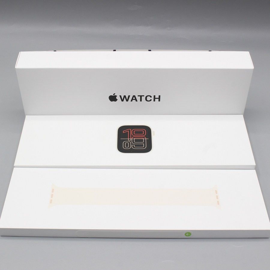 Apple Watch SE 第3世代 40 mm MEHV 4 J|A MAYY FE|A スターライトアルミニウム|ライトブラッシュソロループ サイズ6 アップルウォッチ 本体